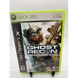 Tom Clancy's Ghost Recon: Advanced Warfighter (Microsoft Xbox 360, 2006) CIB